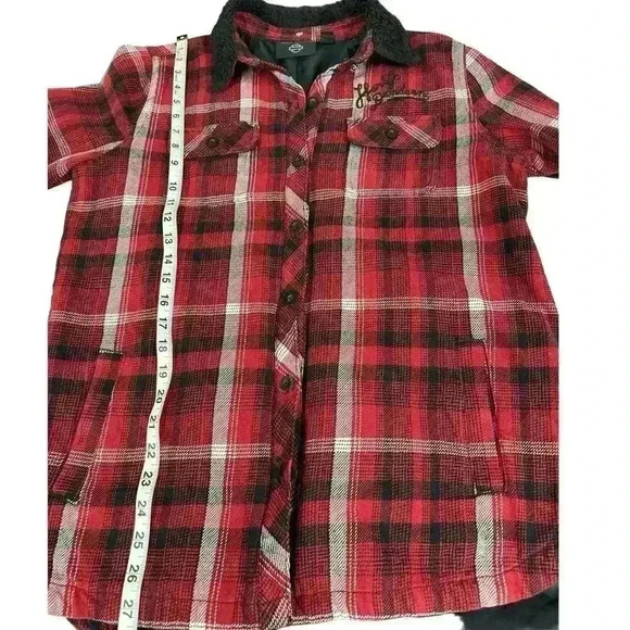 Harley-Davidson Heritage Silver Wing 'Shacket" (Shirt Jacket) Women’s Size M - Picture 9 of 12